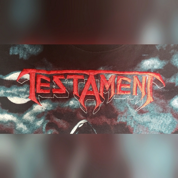Rock & Death T-shirt from iconic Heavy Metal band Testament Size XL Men - Picture 4 of 5